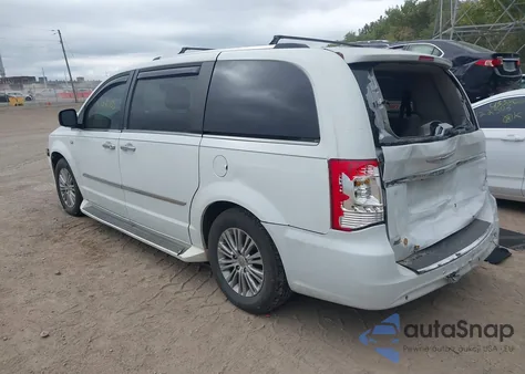 2014 Chrysler Town & Country Touring-L 30Th Anniversary из США, поврежденный, VIN 2C4RC1CG0ER239526